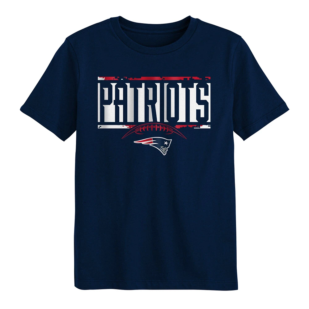 Preschool Navy New England Patriots The Blitz T-Shirt