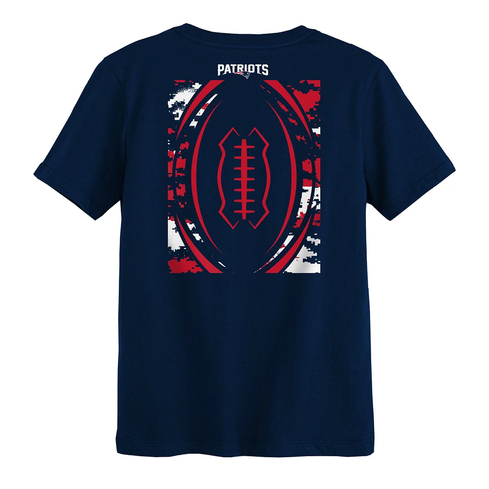 Preschool Navy New England Patriots The Blitz T-Shirt