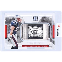 Tedy Bruschi New England Patriots 2018 Panini Impeccable Super Bowl Silver Bar #SB-7 #3/15 Card