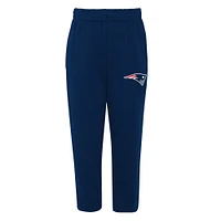 Toddler  Navy New England Patriots 50 Yard Dash Fleece Pullover Hoodie & Pants Set