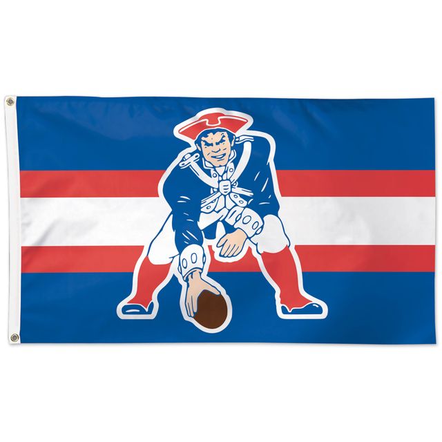 WinCraft New England Patriots 3' x 5' Throwback Logo Deluxe - Drapeau simple face