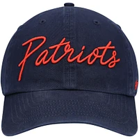 Women's '47 Navy New England Patriots Vocal Clean Up Adjustable Hat