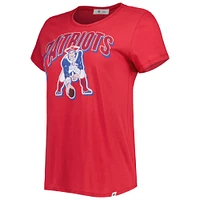 Women's '47 Red New England Patriots Treasure Frankie T-Shirt