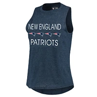 Women's Concepts Sport Navy/Red New England Patriots Plus Meter Tank Top and Pants Sleep Set