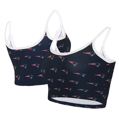 Brassière de détente Concepts Sport pour femmes des New England Patriots, bleu marine