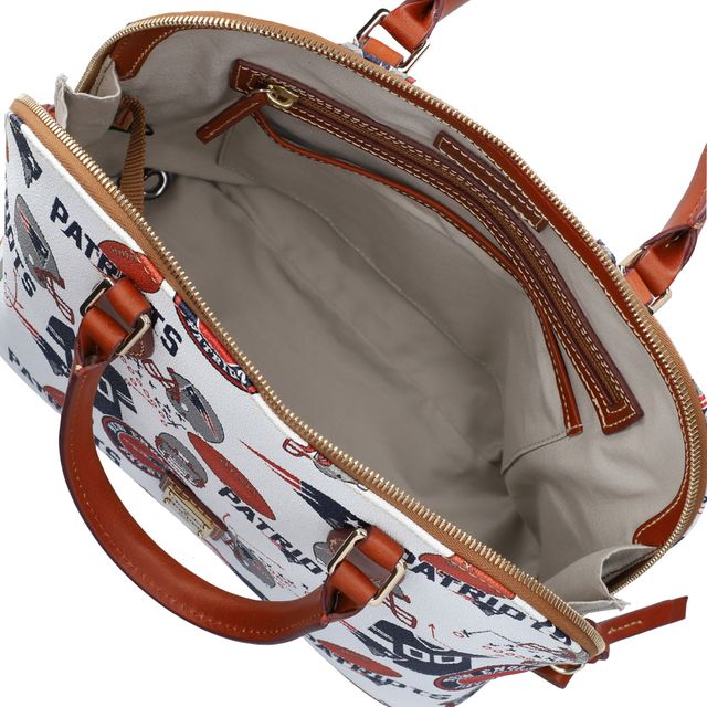 Dooney & Bourke New England Patriots Gameday Zip Zip Satchel pour femme