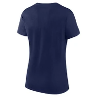 Women's Fanatics  Navy/Red New England Patriots Fan T-Shirt Combo Set