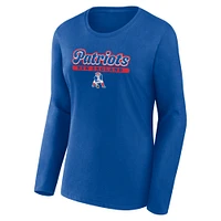 Women's Fanatics Royal New England Patriots Next Long Sleeve T-Shirt