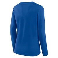 Women's Fanatics Royal New England Patriots Next Long Sleeve T-Shirt