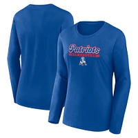 Women's Fanatics Royal New England Patriots Next Long Sleeve T-Shirt