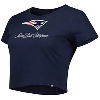Women's New Era Navy England Patriots Historic Champs T-Shirt