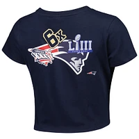 Women's New Era Navy England Patriots Historic Champs T-Shirt