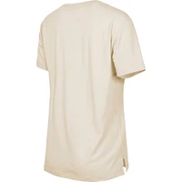 Women's New Era  Tan England Patriots Third Down Historic T-Shirt