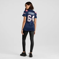 Women's Nike Andrew Stueber Navy New England Patriots Game Player Jersey