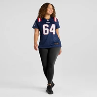 Women's Nike Andrew Stueber Navy New England Patriots Game Player Jersey