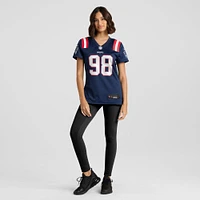 Women's Nike Carl Davis Jr. Navy New England Patriots Game Player Jersey