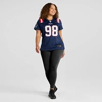 Women's Nike Carl Davis Jr. Navy New England Patriots Game Player Jersey