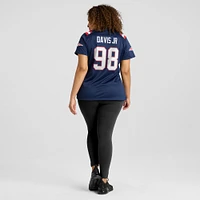 Women's Nike Carl Davis Jr. Navy New England Patriots Game Player Jersey