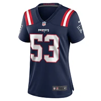 Women's Nike Christian Elliss  Navy New England Patriots Game Jersey