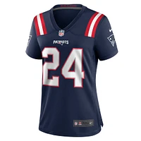 Women's Nike Dell Pettus  Navy New England Patriots Game Jersey