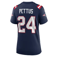 Women's Nike Dell Pettus  Navy New England Patriots Game Jersey