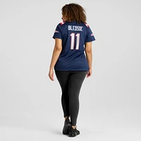 Women's Nike Drew Bledsoe Navy New England Patriots Game Retired Player Jersey