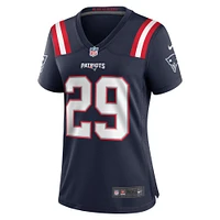Women's Nike Isaiah Bolden  Navy New England Patriots Team Game Jersey