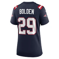 Women's Nike Isaiah Bolden  Navy New England Patriots Team Game Jersey