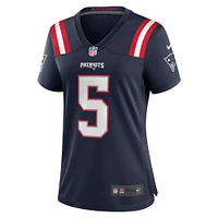 Women's Nike Jalen Reagor  Navy New England Patriots Team Game Jersey