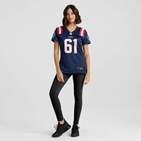 Women's Nike Lester Cotton Sr.  Navy New England Patriots Team Game Jersey