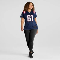 Women's Nike Lester Cotton Sr.  Navy New England Patriots Team Game Jersey