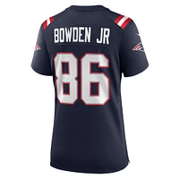 Women's Nike Lynn Bowden Jr. Navy New England Patriots Home Game Player Jersey