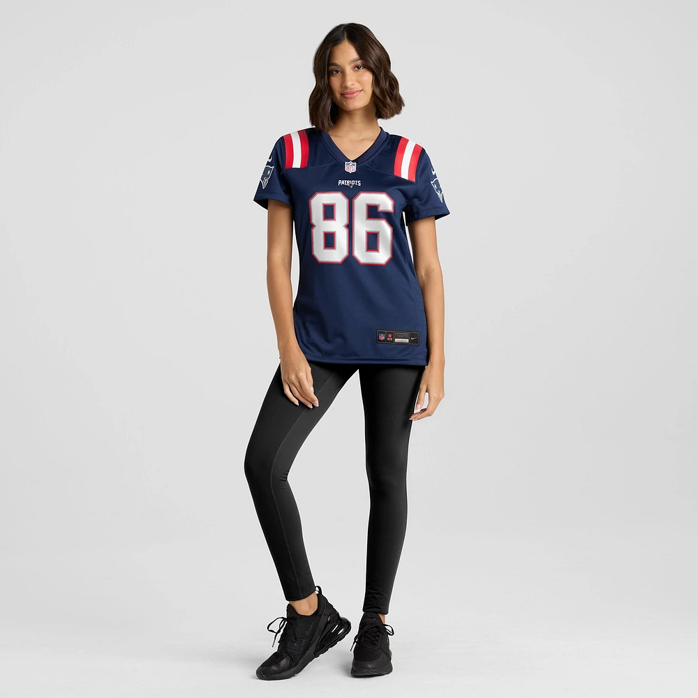 Women's Nike Lynn Bowden Jr. Navy New England Patriots Home Game Player Jersey