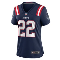 Women's Nike Marco Wilson  Navy New England Patriots Game Jersey