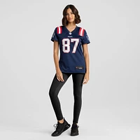 Women's Nike Matt Sokol Navy New England Patriots Game Player Jersey