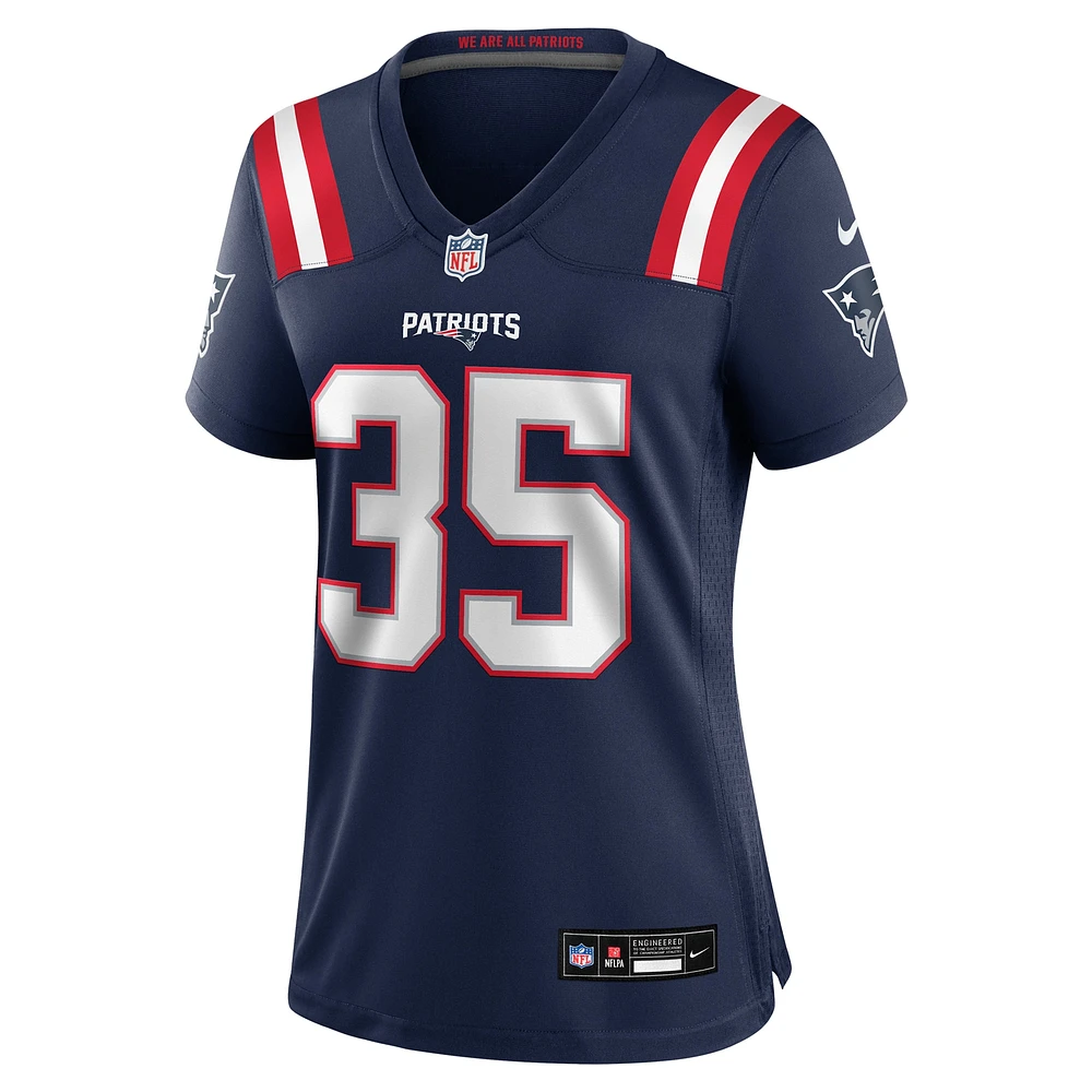 Women's Nike Miles Battle  Navy New England Patriots Game Jersey