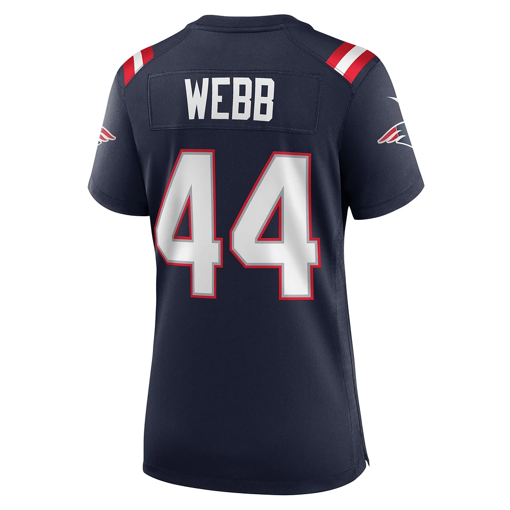 Women's Nike Raleigh Webb Navy New England Patriots Home Game Player Jersey