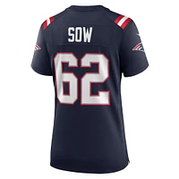 Women's Nike Sidy Sow  Navy New England Patriots Team Game Jersey