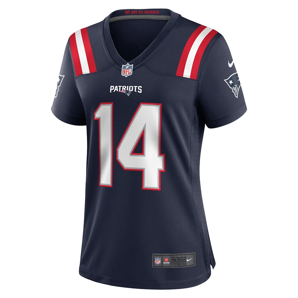 Women's Nike Tristan Vizcaino Navy New England Patriots Home Game Player Jersey