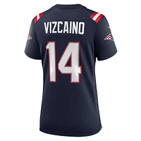 Women's Nike Tristan Vizcaino Navy New England Patriots Home Game Player Jersey