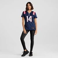 Women's Nike Tristan Vizcaino Navy New England Patriots Home Game Player Jersey