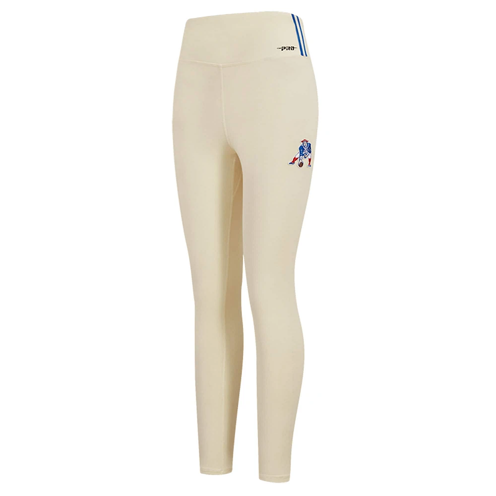 Women's Pro Standard Cream New England Patriots Retro Classic Jersey Leggings