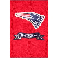 Women's Pro Standard  Red New England Patriots Prep V-Neck Pullover Sweater