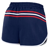 Women's WEAR by Erin Andrews Navy New England Patriots Hem Shorts
