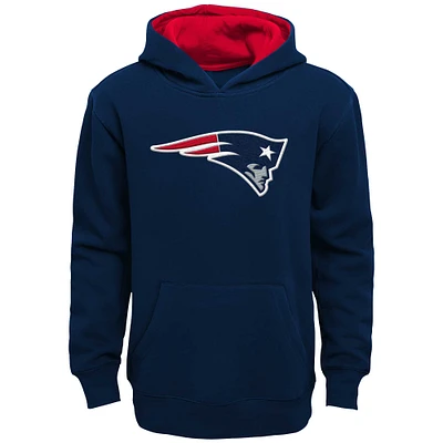Sweat à capuche bleu marine pour jeunes New England Patriots Prime