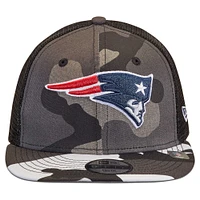 Youth New Era Camo/Black New England Patriots Trucker 9FIFTY Snapback Hat