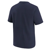 Youth Nike Navy New England Patriots Logo T-Shirt