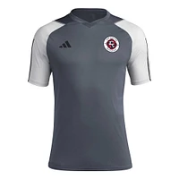 Men's adidas Gray New England Revolution 2024 AEROREADY Training Jersey