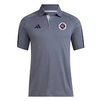 Men's adidas Gray New England Revolution 2024 Training Polo