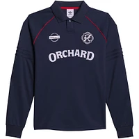 Men's adidas Navy Orchard x New England Revolution Skateboarding Long Sleeve Jersey